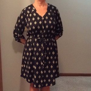 41 Hawthorne  Medium black and white shirt dress